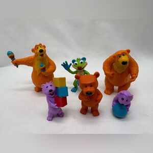 Disney Store Bear in the Big Blue House Action Figure Toy Lot COMPLETE SET